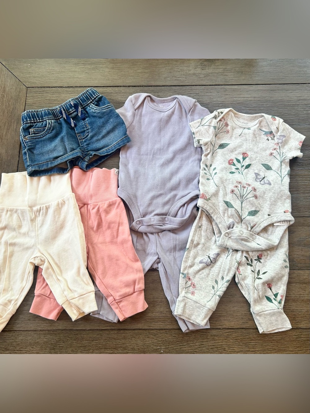 EUC Carter’s Little Planet Organic Baby Girl Clothes Bundle, 3 Months